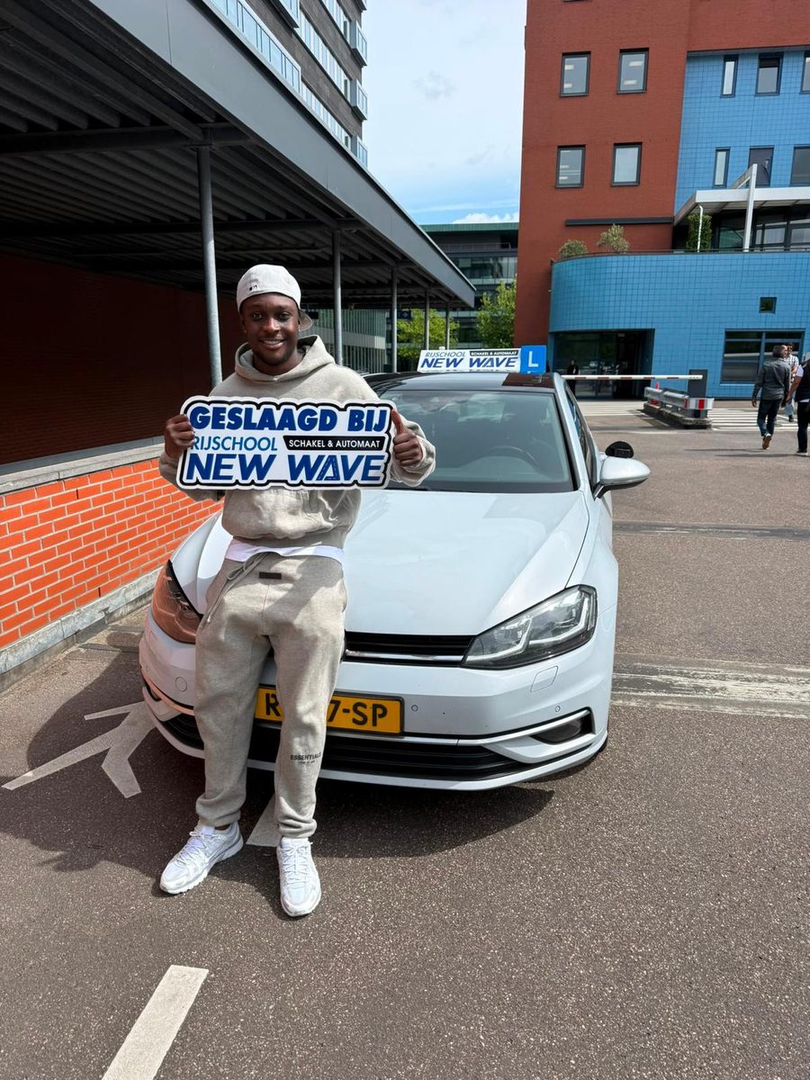 Geslaagd bij Rijschool New Wave