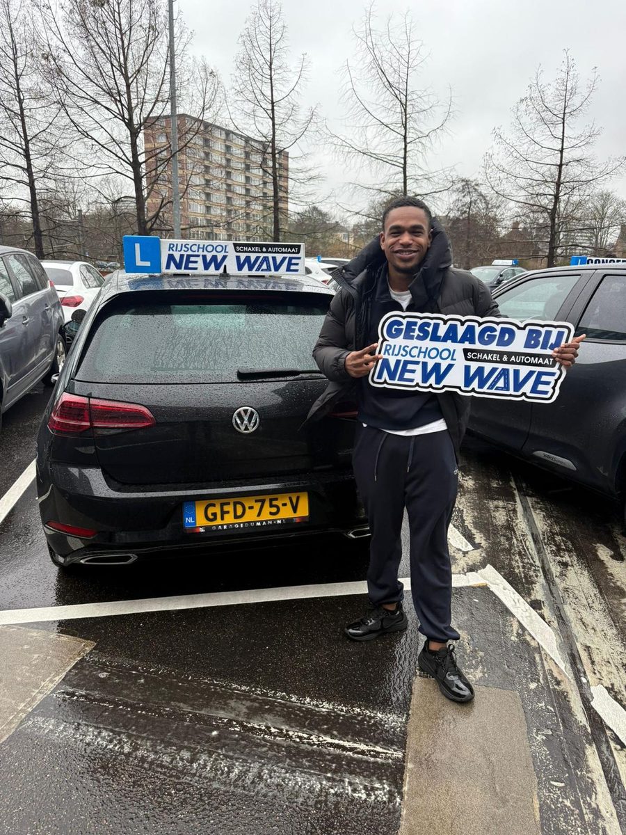Geslaagd bij Rijschool New Wave